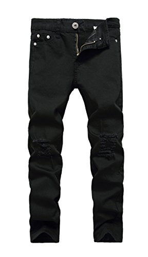Boy's Black Ripped Skinny Jeans Boy's Black Ripped Skinny Jeans